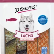 8x 100 gr Dokas Lachs in Streifen