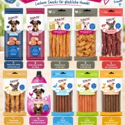 Bunch Knabber-Donuts aus Rinderhaut mit Huhn 500gr - 100% Natur Hundesnack