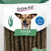 6x 105 gr Dokas Dog Sticks mit Alge
