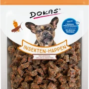 10x 100 gr Dokas Insekten-Happen - Mehlwurm, Grille, Karotte